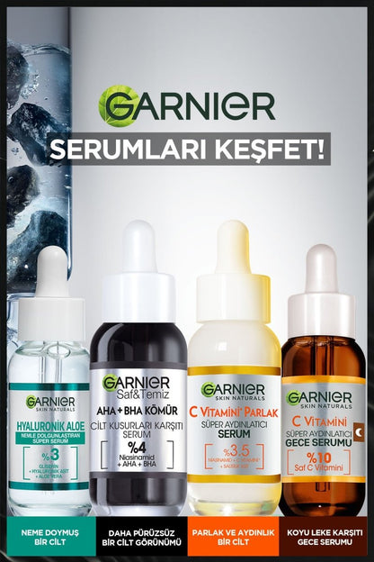 Garnier AHA+BHA Cilt Kusurları Karşıtı Serum %4 [NİASİNAMİD + PEELING ETKİLİ AHA+BHA] 30ML
