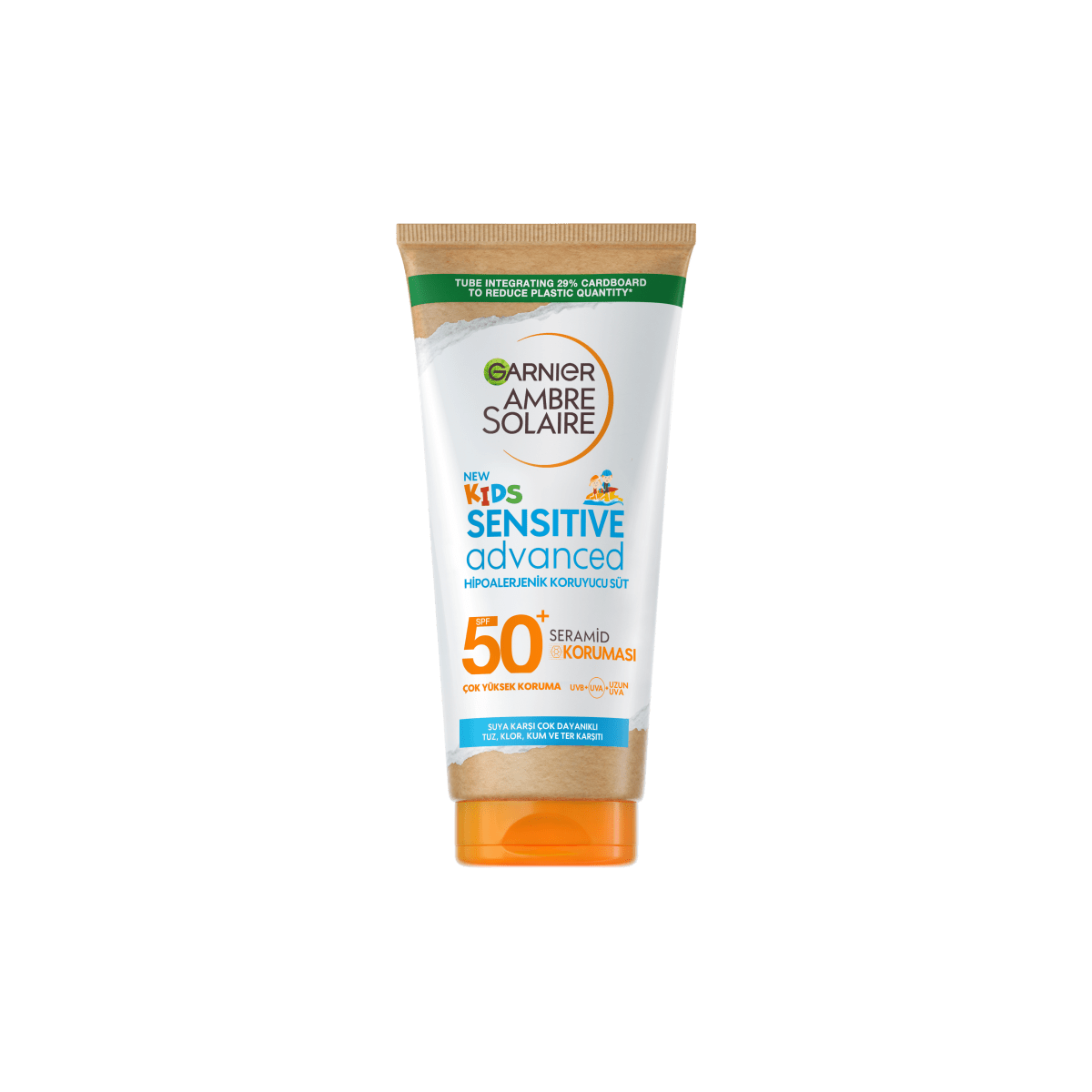 Garnier Ambre Solaire Sensitive Advanced Çocuk Hipoalerjenik Güneş Koruyucu Süt SPF50+ 175ML