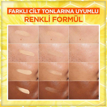 Garnier C Vitamini Parlak Günlük UV Korumalı Güneş Yüz Kremi Işıltılı Doku SPF50+ 40ml