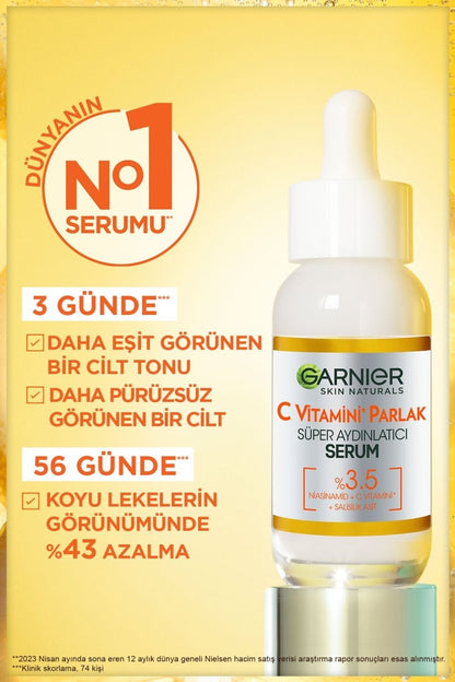 Garnier C Vitamini Parlak Süper Aydınlatıcı Serum 30 ml