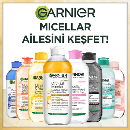Garnier Çift Fazlı Micellar Kusursuz Makyaj Temizleme Suyu 400ML