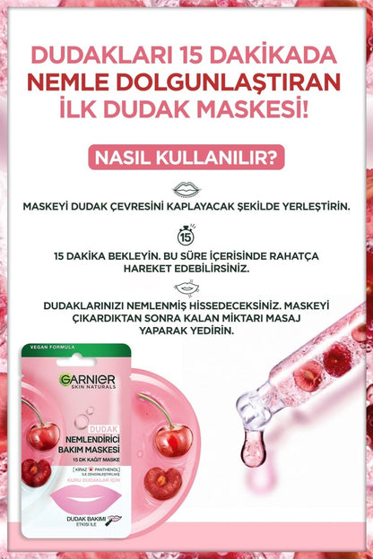 Garnier Dudak Nemlendirici Bakım Maskesi