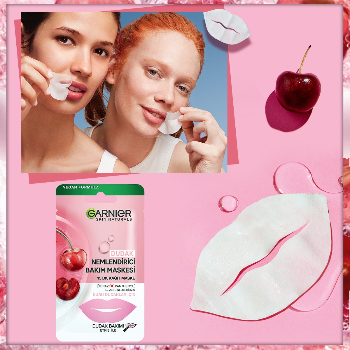 Garnier Dudak Nemlendirici Bakım Maskesi