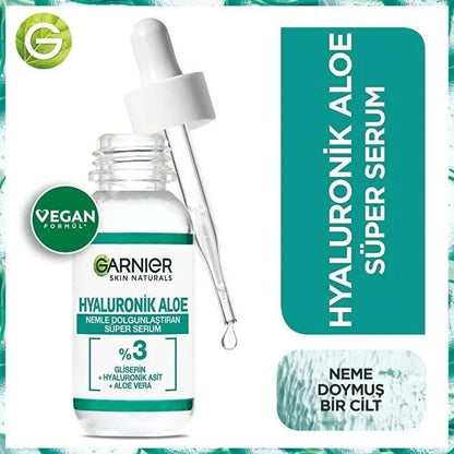 Garnier Hyaluronik Aloe Nemlendirici ve Dolgunlaştırıcı Süper Serum 30 ml