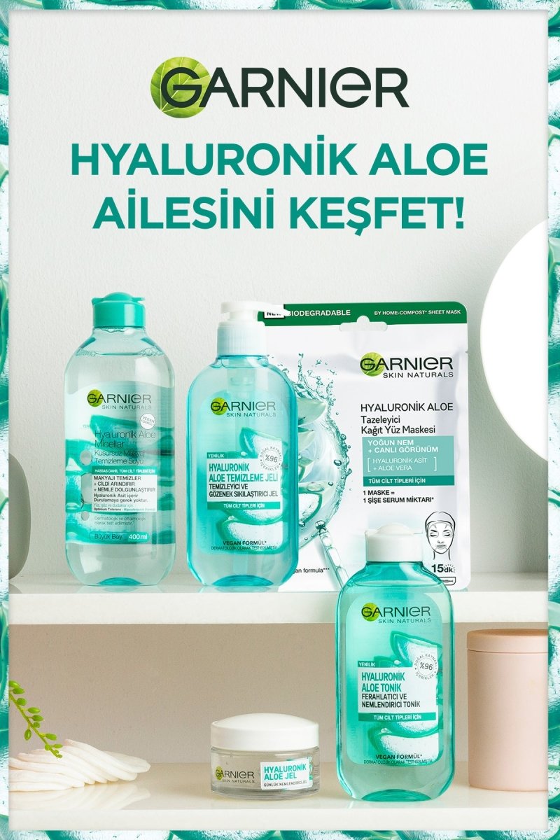 Garnier Hyaluronik Aloe Tazeleyici Kağıt Yüz Maskesi