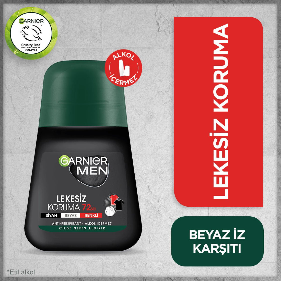 Garnier Men Lekesiz Koruma Roll-on Deodorant