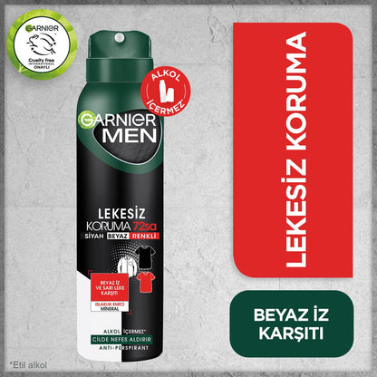 Garnier Men Lekesiz Koruma Spray Deodorant