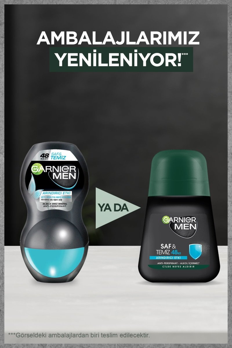 Garnier Men Saf ve Temiz Roll-on Deodorant