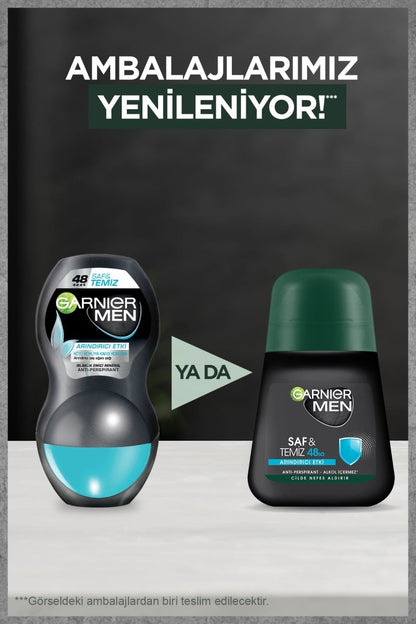 Garnier Men Saf ve Temiz Roll-on Deodorant