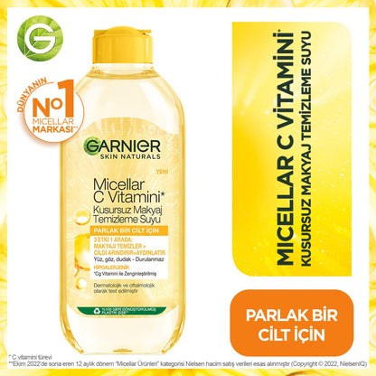 Garnier Micellar C Vitamini Kusursuz Makyaj Temizleme Suyu 400ml