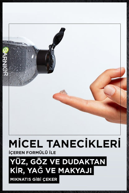 Garnier Micellar Kömür Kusursuz Makyaj Temizleyici Jel 400 ml