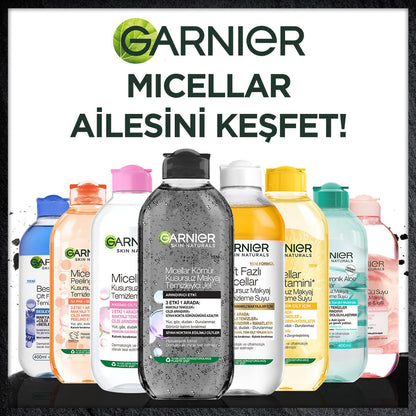 Garnier Micellar Kömür Kusursuz Makyaj Temizleyici Jel 400 ml