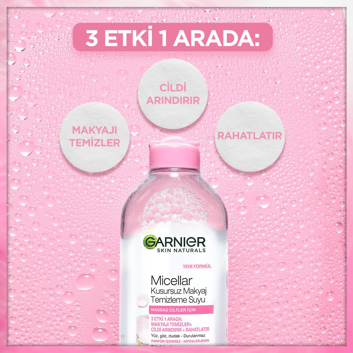 Garnier Micellar Kusursuz Makyaj Temizleme Suyu 200 ml