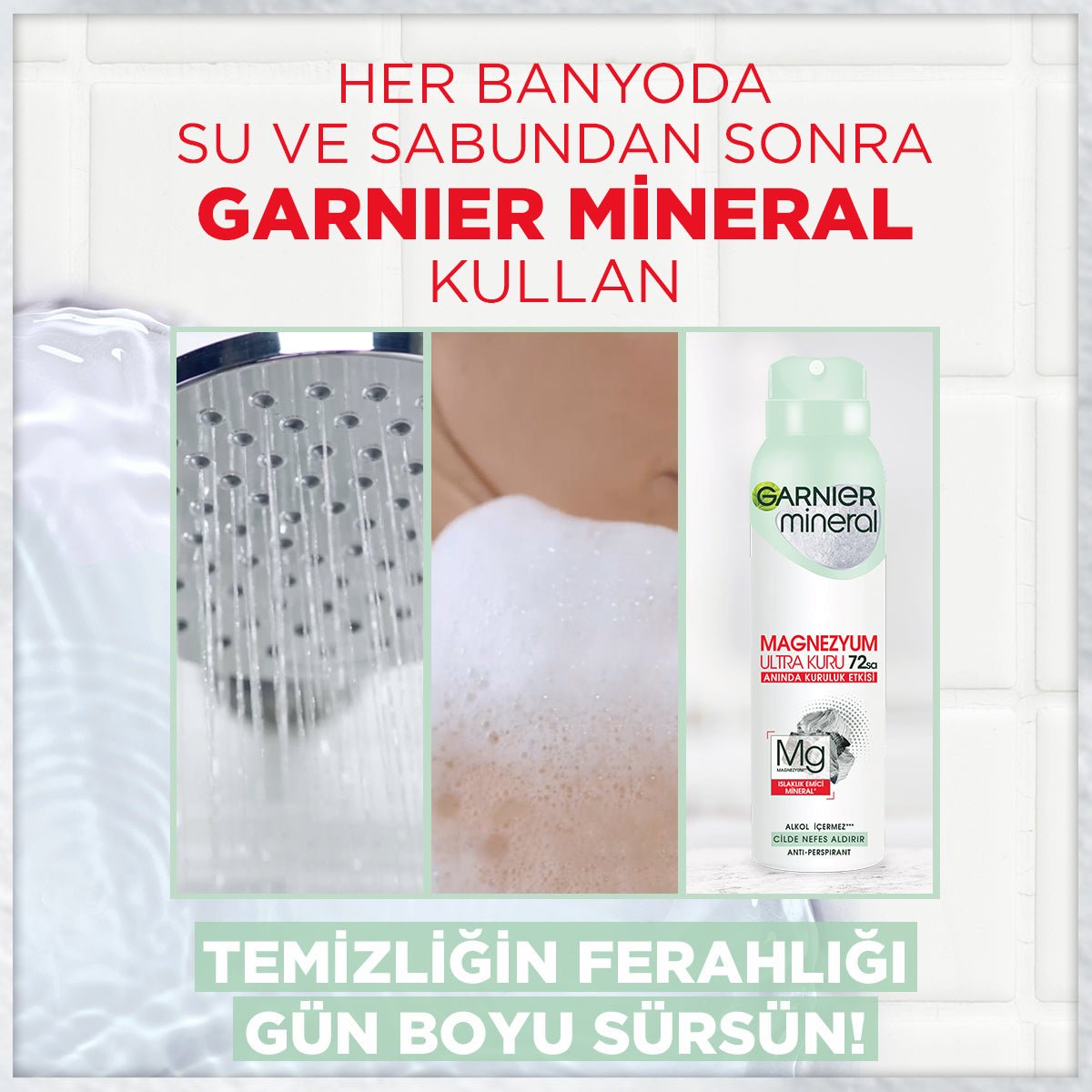 Garnier Mineral Magnezyum Sprey Deodorant
