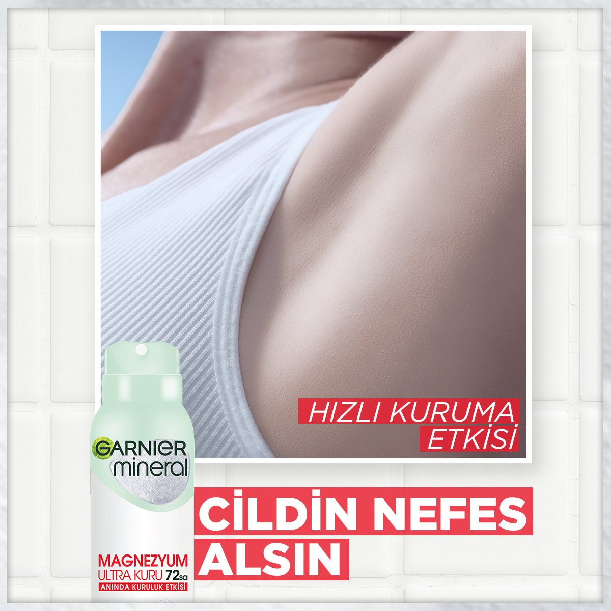 Garnier Mineral Magnezyum Sprey Deodorant