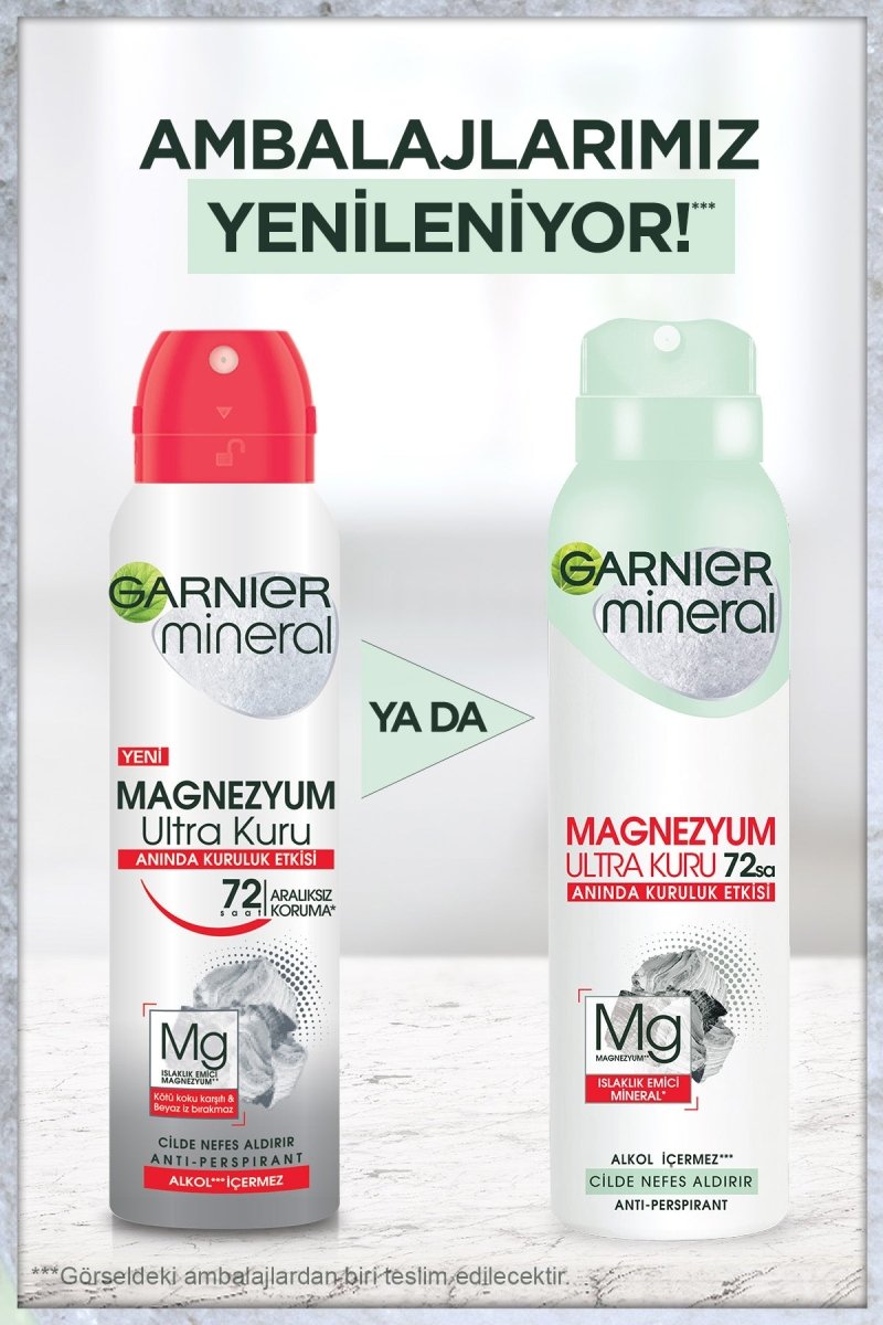 Garnier Mineral Magnezyum Sprey Deodorant