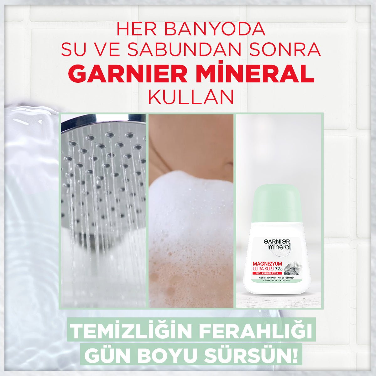 Garnier Mineral Magnezyum Ultra Kuru Roll-on