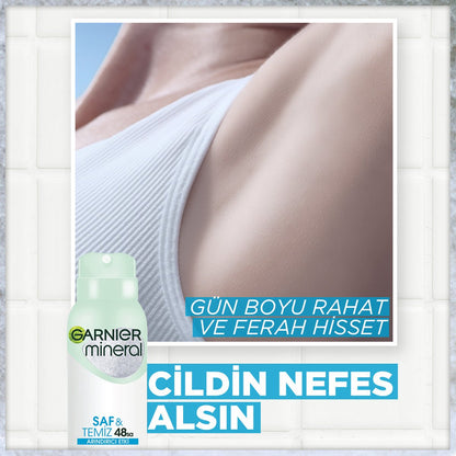 Garnier Mineral Saf&amp;Temiz Sprey Deodorant