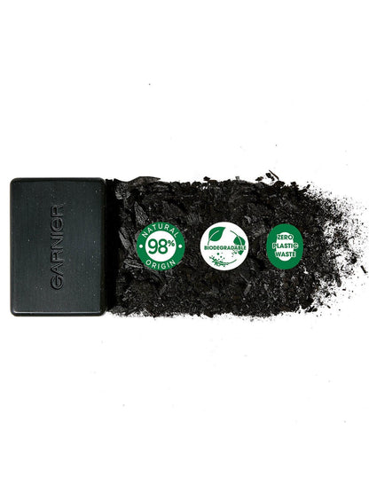 Garnier Pure Active Anti-Spot and Blackhead Solid Wash Charcoal Bar 100g 2 Pack