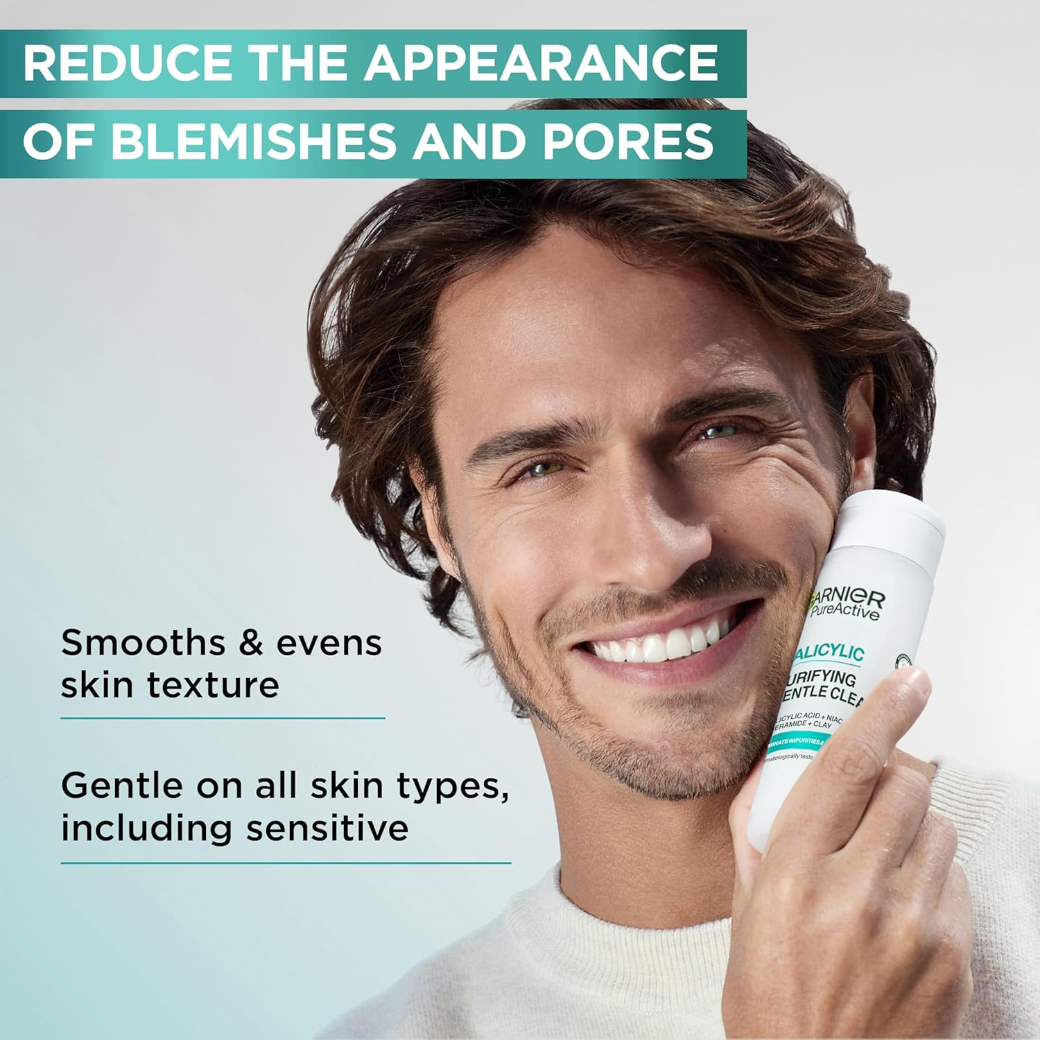 Garnier Pure &amp; Clean Salicylic Anti Acne Scar Pore Tightening Peeling Tonic 120 ml