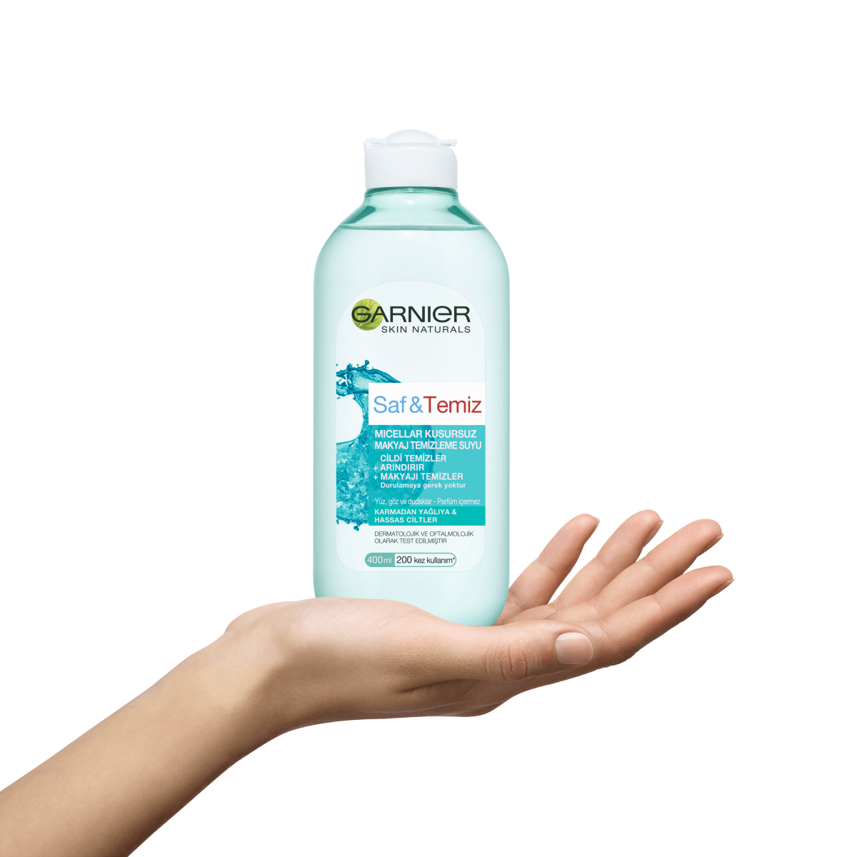 Garnier Saf &amp; Temiz Micellar Kusursuz Makyaj Temizleme Suyu 400ML