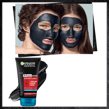 Garnier Saf &amp; Temiz Siyah Nokta Karşıtı Kömürlü 3&