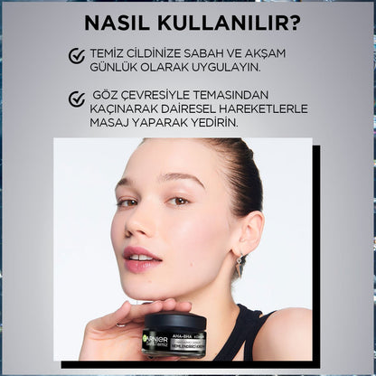 Garnier Saf ve Temiz Kömür Matlaştırıcı Günlük Nemlendirici Krem 50 ml