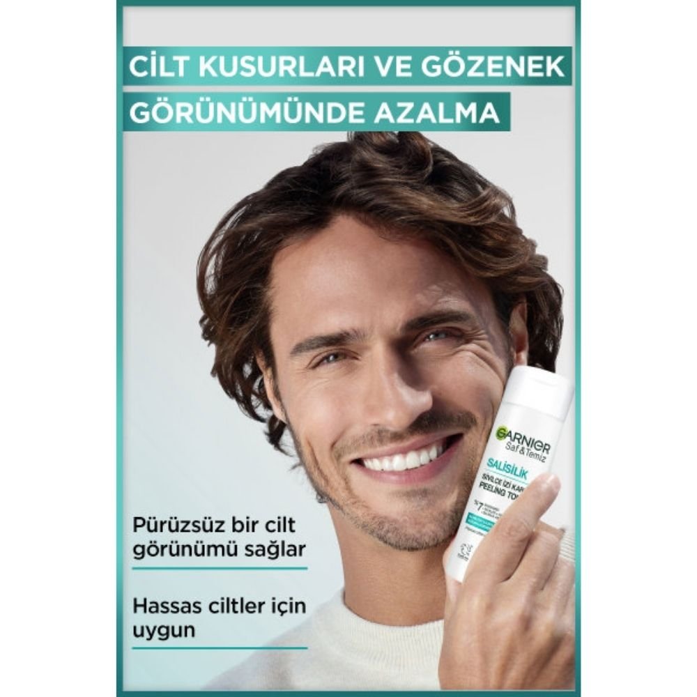 Garnier Saf&amp;Temiz Salisilik Sivilce İzi Karşıtı Gözenek Sıkılaştırıcı Peeling Tonik 120 ml