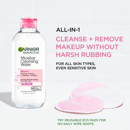 Garnier Skin Active Micellar Cleansing Water All-in-1  400 ml / 13.5 fl oz