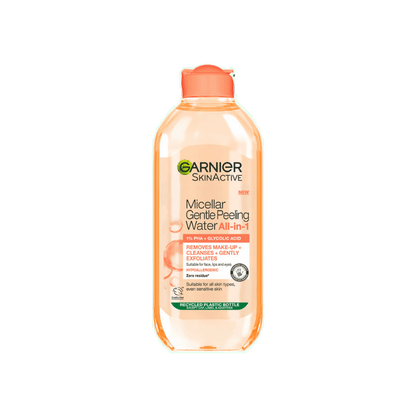 Garnier Skin Active Micellar Gentle Peeling Water Cleanse, Exfoliate &amp; Glow 400 ml / 13.5 fl oz