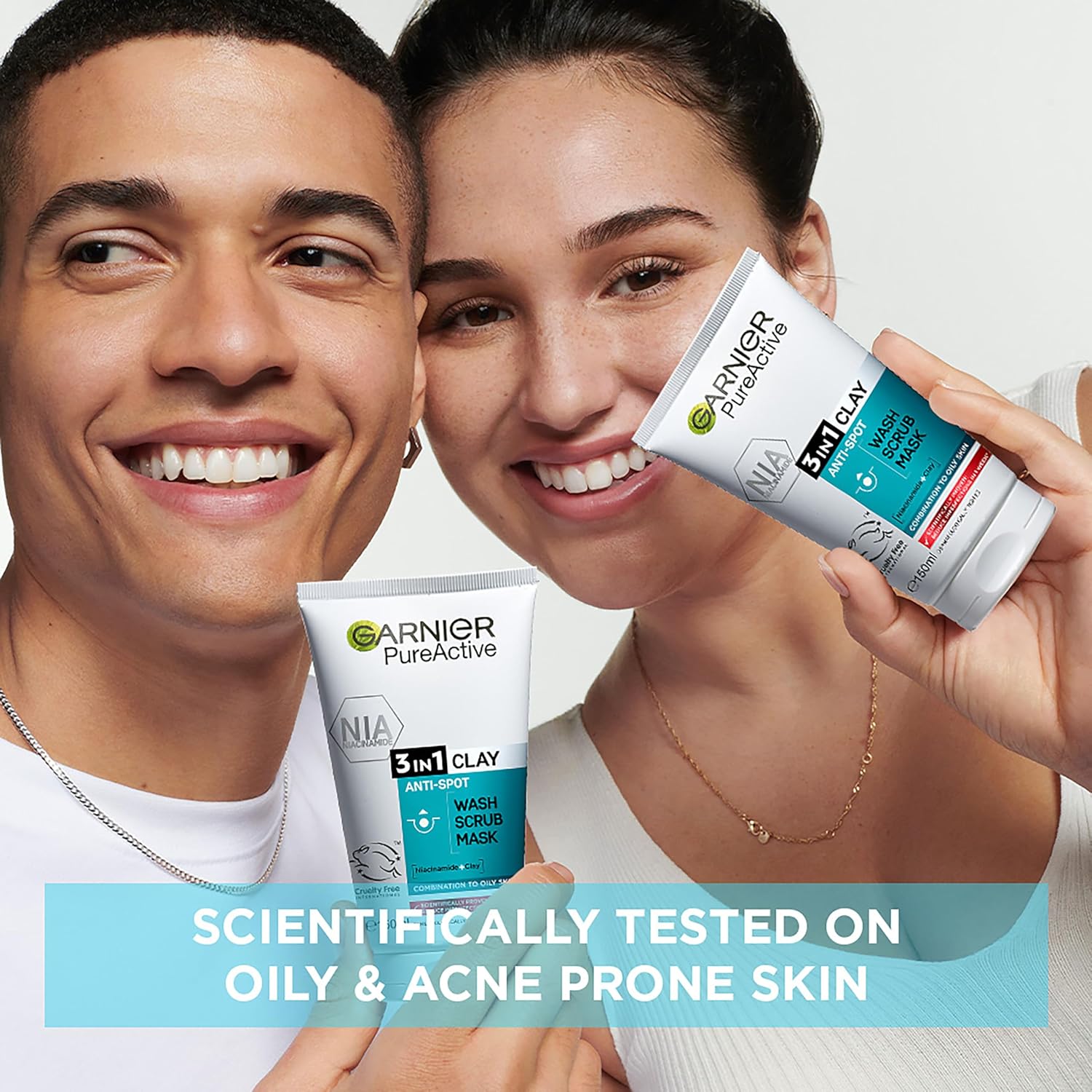 Garnier Skin Active Pure Active 3 in 1 Wash, Scrub &amp; Mask 150 ml