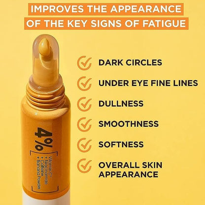 Garnier Skin Active Vitamin C Brightening Eye Cream 15 ml 3 Pack