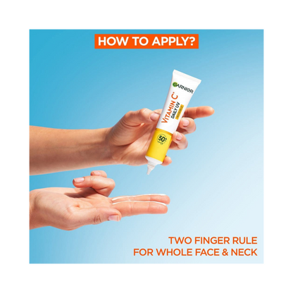 Garnier Skin Active Vitamin C Daily UV Brightening Fluid Invisible, SPF50+ 40 ml