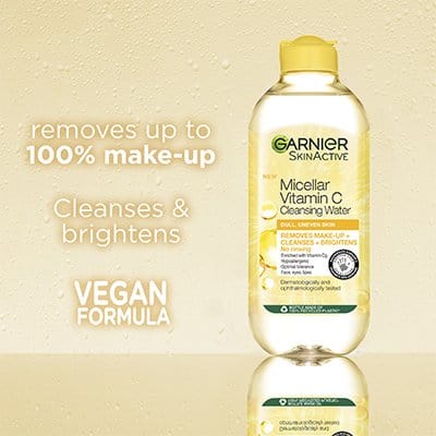 Garnier Skin Active Vitamin C Micellar Water 400 ml / 13.5 fl oz 3 Pack