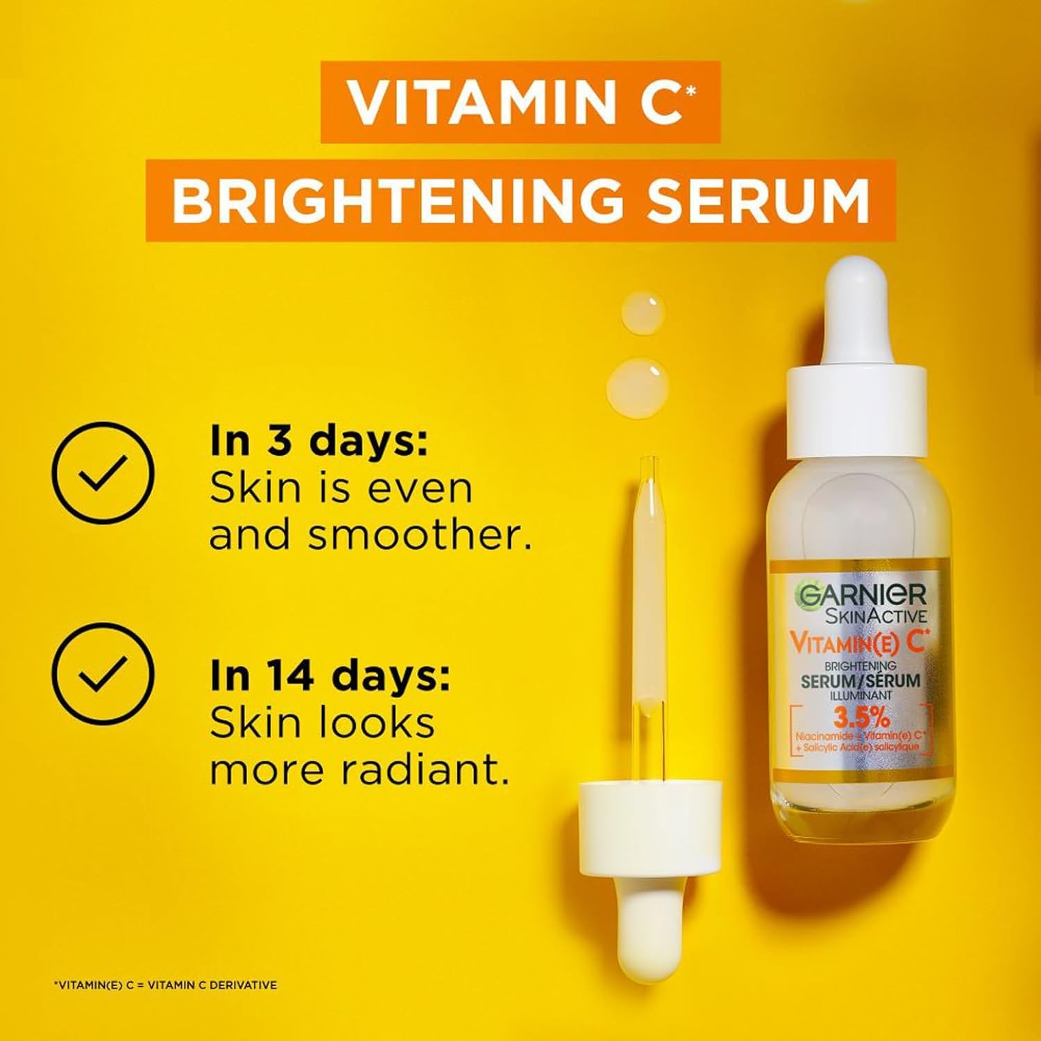 Garnier Skin Naturals Vitamin C Garnier Vitamin C Anti-Dark Spots &amp; Brightening Day &amp;Night Serum 30 ml