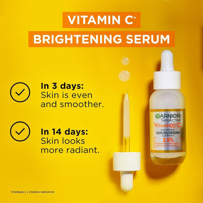 Garnier Skin Naturals Vitamin C Garnier Vitamin C Anti-Dark Spots &amp; Brightening Day &amp;Night Serum 30 ml