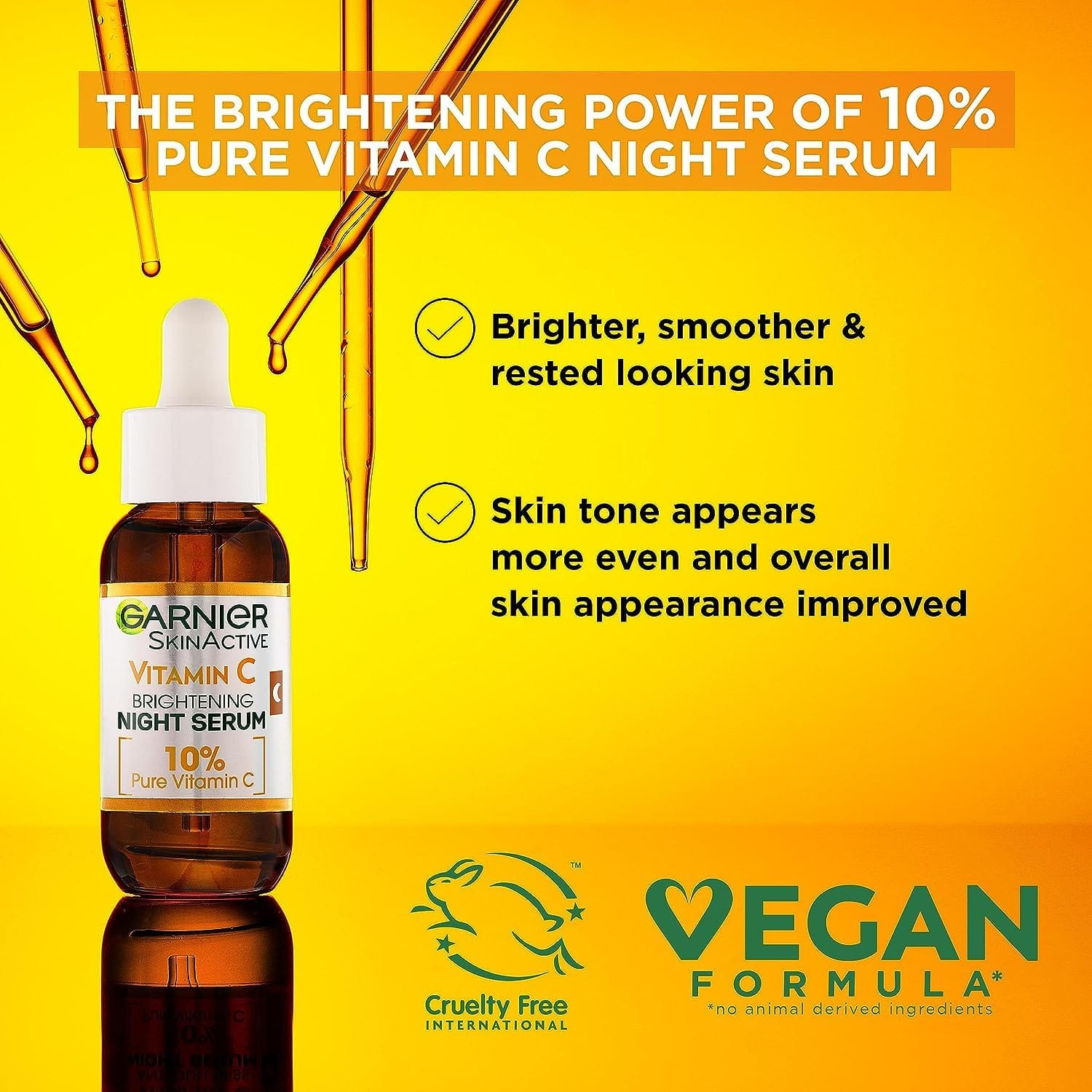 Garnier Skin Naturals Vitamin C Garnier Vitamin C Anti-Dark Spots &amp; Brightening Night Serum 30 ml 3 Pack