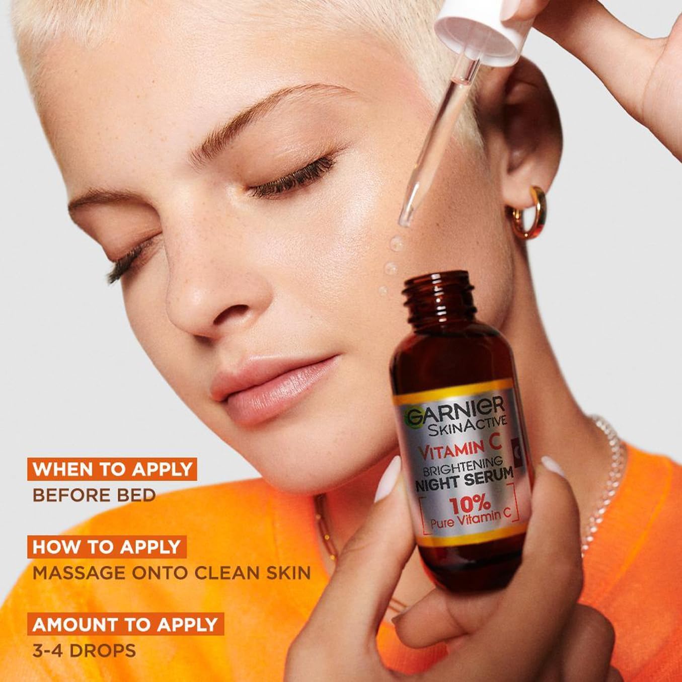 Garnier Skin Naturals Vitamin C Garnier Vitamin C Anti-Dark Spots &amp; Brightening Night Serum 30 ml