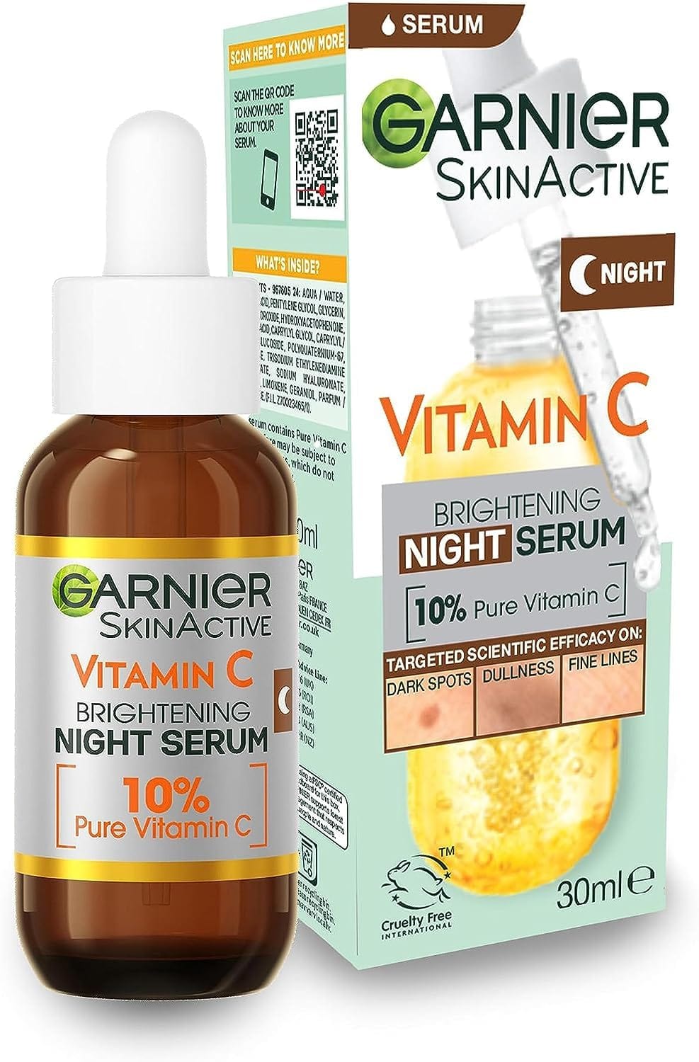 Garnier Skin Naturals Vitamin C Garnier Vitamin C Anti-Dark Spots &amp; Brightening Night Serum 30 ml