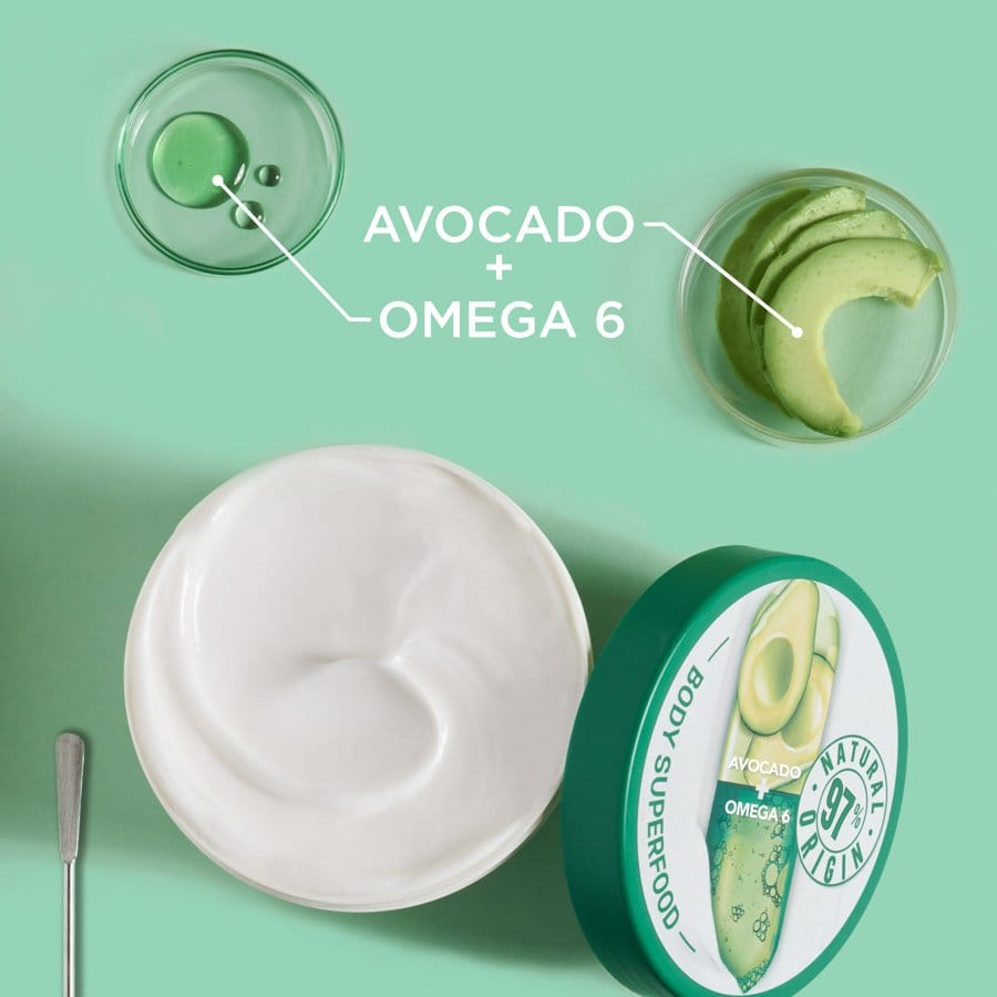 Garnier Superfood Avocado &amp; Omega 6 Superfood Nourishing Body Cream 380ml