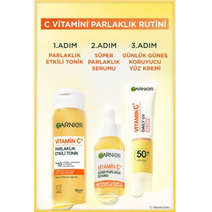 Garnier Vitamin C Parlaklık Etkili Tonik // Gliserin, Niasinamid, Salisilik Asit 120 ml
