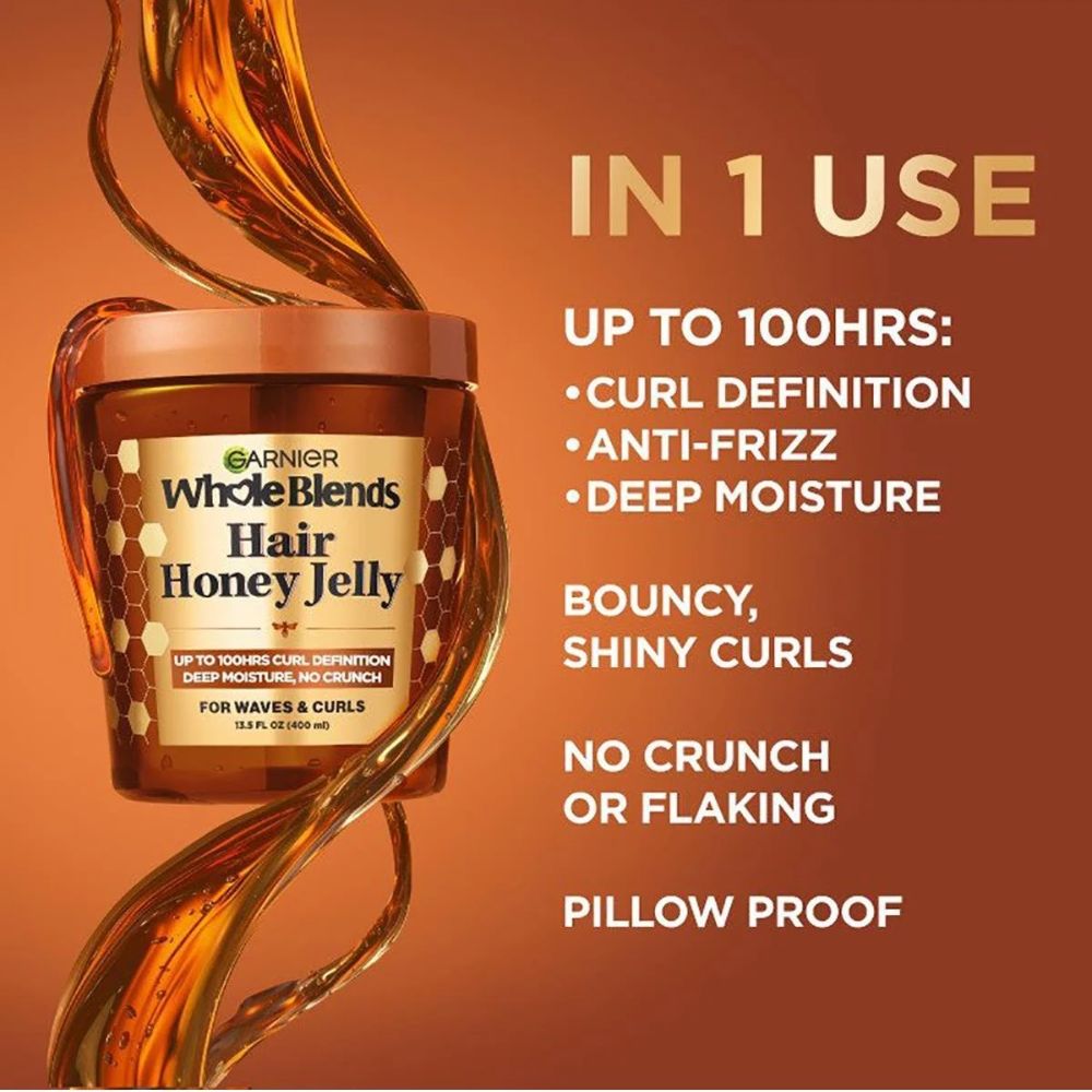Garnier Whole Blends Honey Extract Curl Defining Gel 400 ml