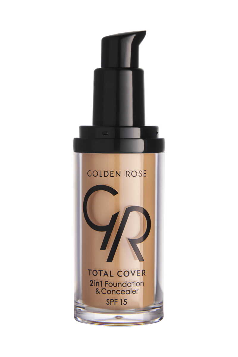Golden Rose Total Cover 2 in 1 Foundation &amp; Concealer - 15 Warm Sand