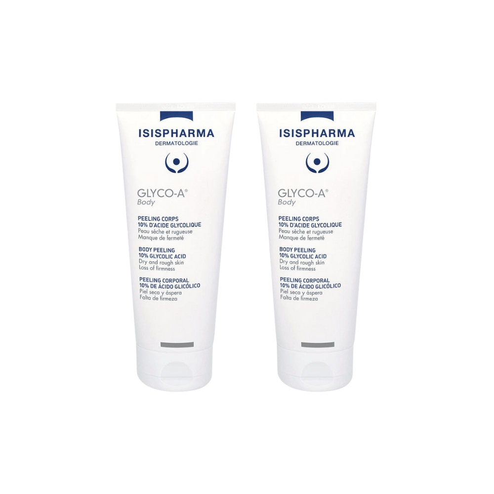 Isis Pharma Glyco-A Body Peeling 100% Glycolic Acid 200 ml 2 Pack