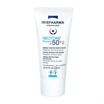 Isis Pharma Neotone Prevent SPF 50+ Tinted Cream - Renkli Güneş Kremi Orta 30ml