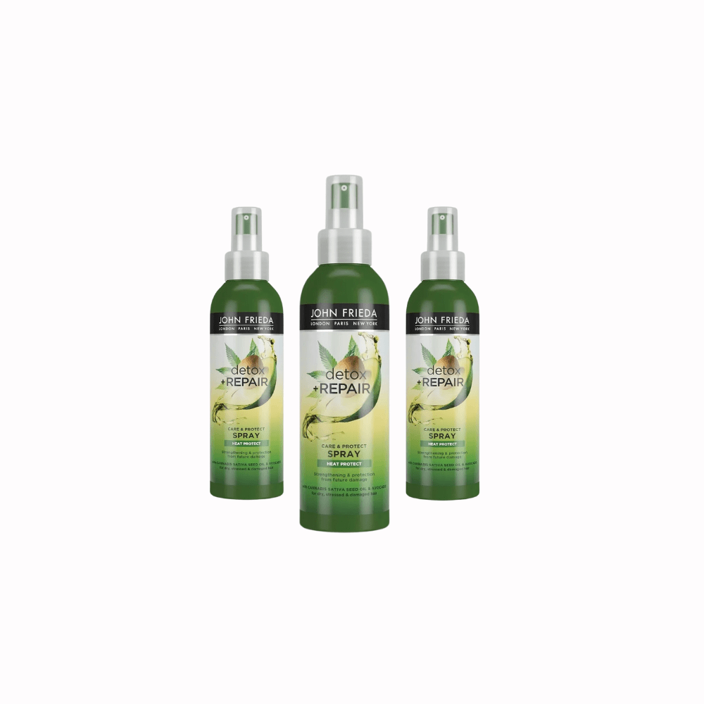 John Frieda Hair Care and Protection Spray for Dry and Damaged Hair 200 ml 3 Pack