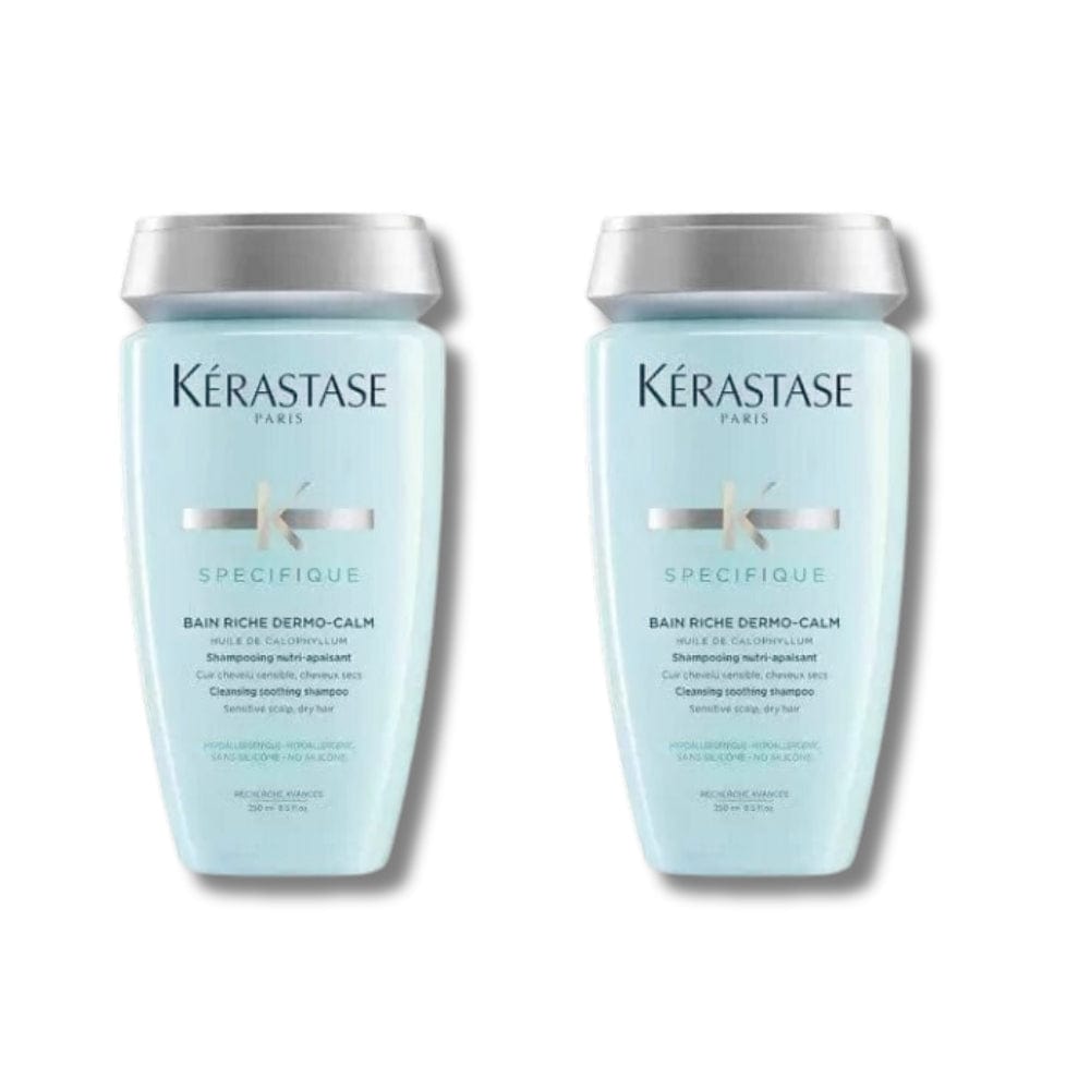 Kerastase Specifique Bain Dermocalm Riche Anti Sensitivity Shampoo for Dry Scalp 250ml 2 Pack