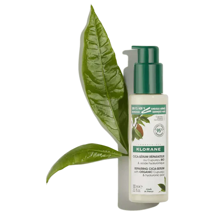 Klorane Repairing Cica-Serum with Organic Cupuaçu &amp; Hyaluronic Acid 100 ml -2 Pack