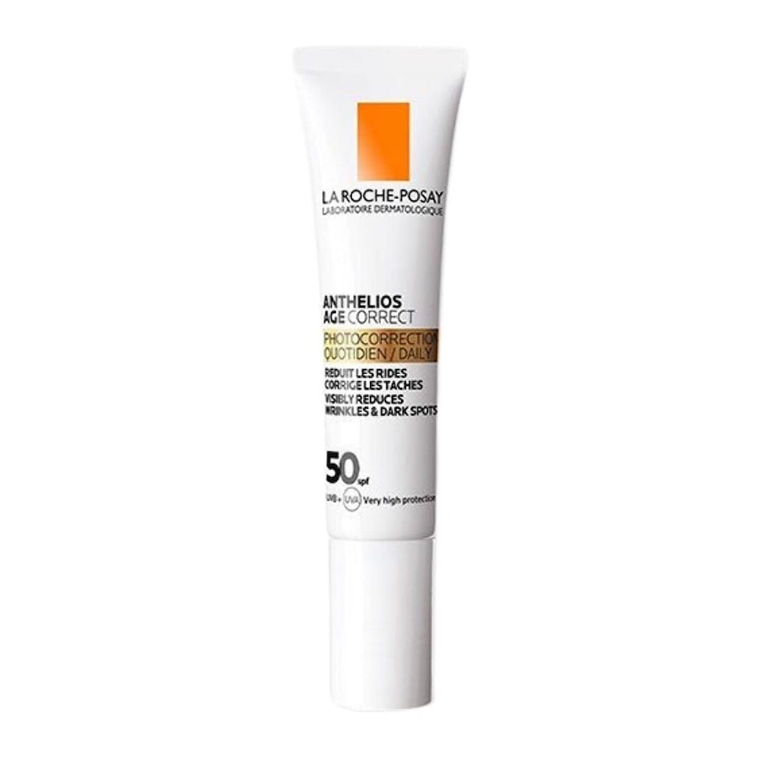 La Roche Posay Anthelios Age Correct SPF50 Leke ve Kırışıklık Karşıtı Güneş Koruyucu Yüz Kremi 15 ml