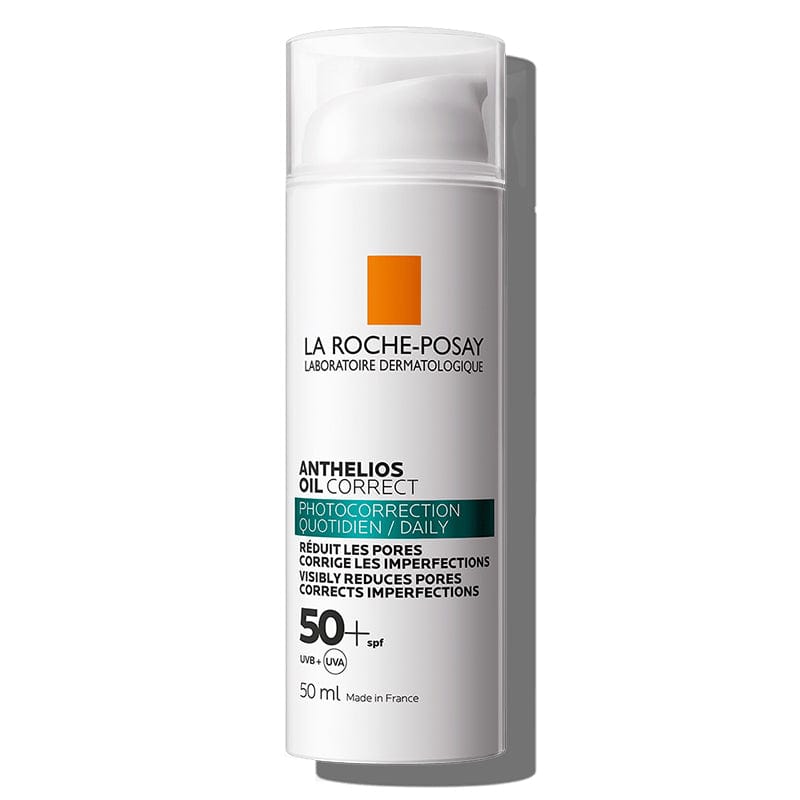 La Roche Posay Anthelios Oil Correct Yağlı ve Düzensiz Ciltler için SPF 50+ Yüz Güneş Kremi 50 ml